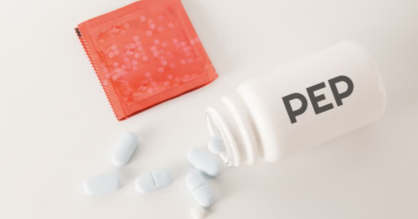 Close up terapia profilassi post-esposizione (PEP) e preservativo