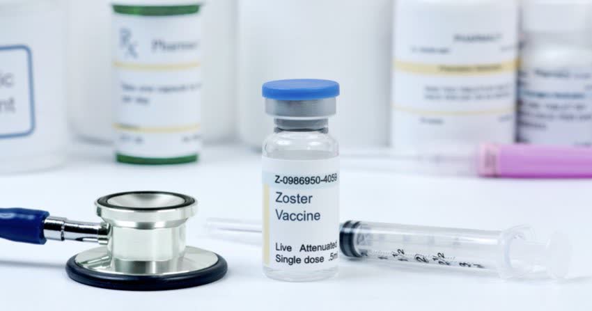 Boccetta vaccino per il virus varicella-zoster