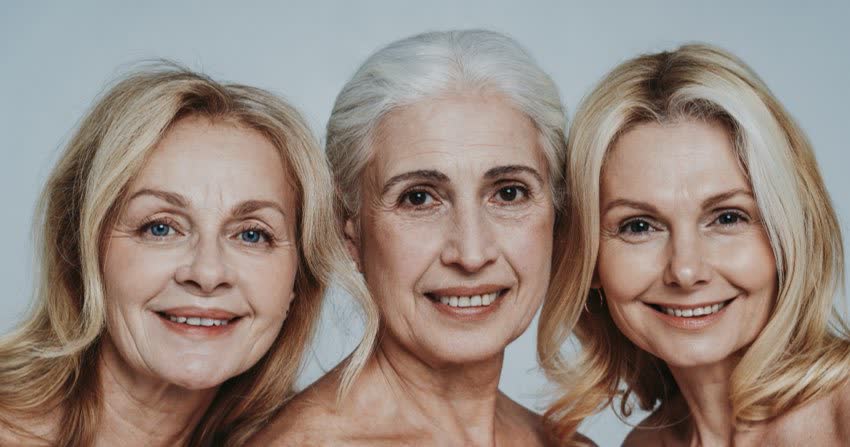Donne di diversa età in menopausa