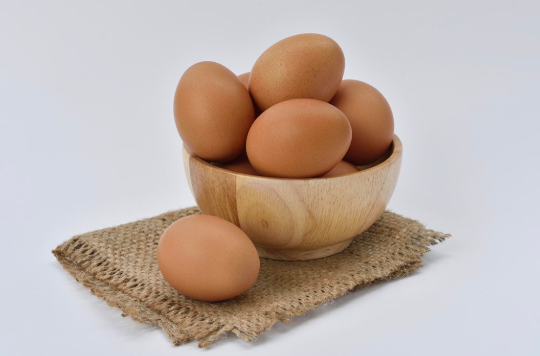 Uova, fonte di vitamina B8 e B9