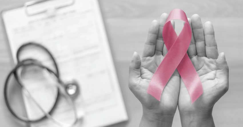 Fiocco rosa simbolo della lotta al tumore al seno